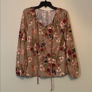 Floral long sleeve